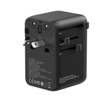 Tekko 1-Travel 100W PD3.1 GaN3 內置伸縮USB-C充電線旅行插座 TA100C